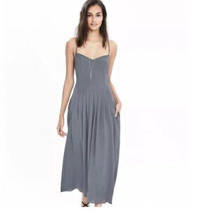 Banana Republic Gray Maxi Dress Dark Size 6